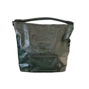 Longchamp Vintage Patent Leather Hobo Bag